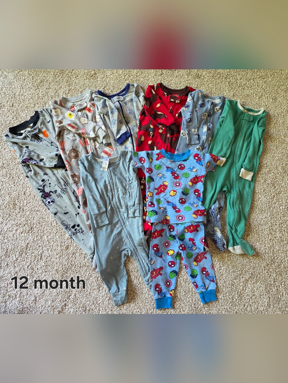 Baby Boy Sleeper Bundle : 12 Month
